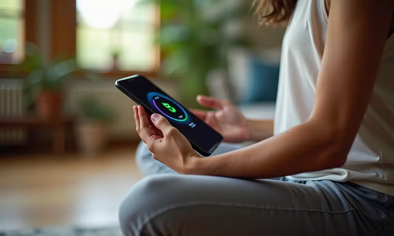 Preparando para meditar: timer no celular.
